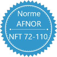 Conforme au norme AFNOR